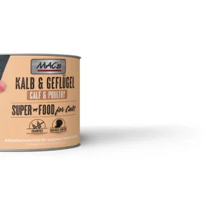 Sparpaket 24 x 200 g Mac's Adult Kalb & Geflügel Katzen Nassfutter Begrenztes Angebot